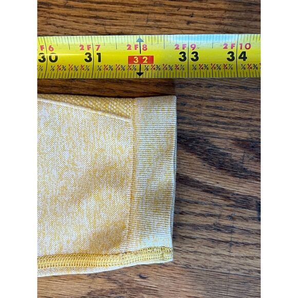 GYMSHARK Yellow Yoga Active Gym Sports Training Leggings   Women's Size Small - Picture 7 of 8